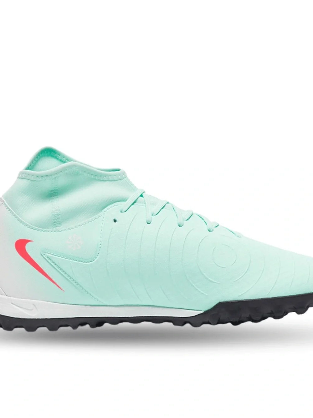 Brand New Nike Phantom Luna II Academy Turf Soccer Shoes (Mint/Atomic Red)